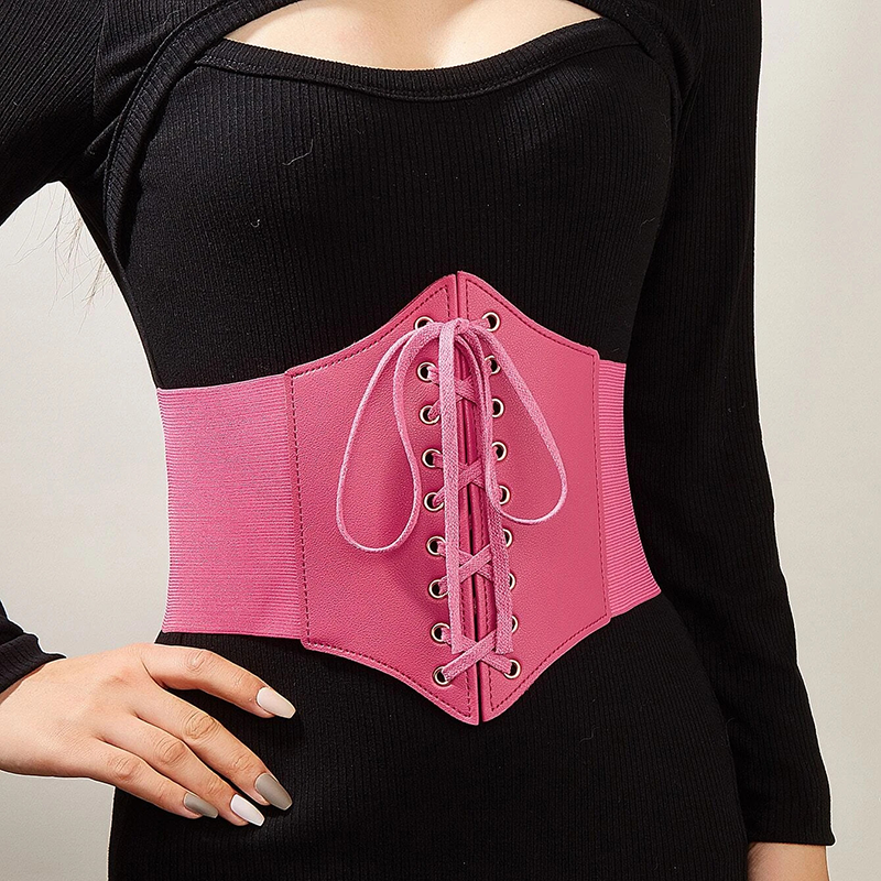 Ceinture corset rose - Vue principale