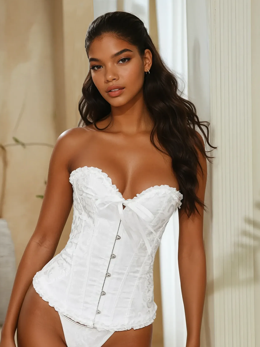 Bustier Victoriaain Blanc - Vue principale