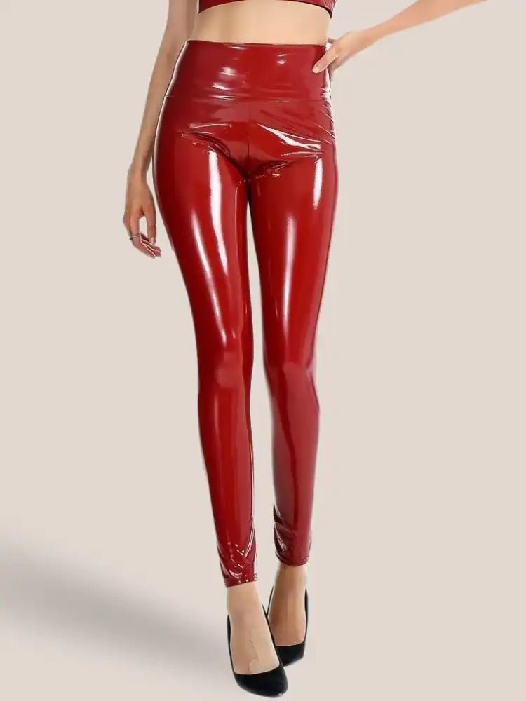 Legging Gainant Simili Cuir - Vue principale