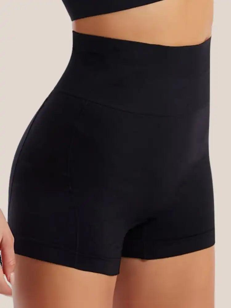 Cuissard Cycliste Gris Melange Taille Haute Panneaux Noirs